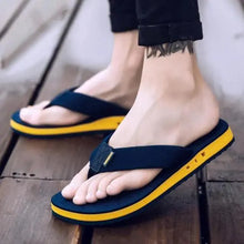 Load image into Gallery viewer, Fashion Summer Big Size Youth Slippers For Men Women Massage Non-Slip Cool Outside Flip Flops Breathable Thick-Soled Slippers