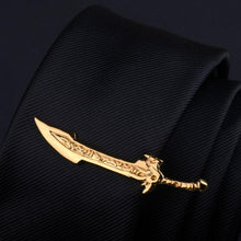 Load image into Gallery viewer, Fashion Tie Clips Men's Metal Necktie Bar Tie Bar Clip Men's Daily Tie Clip Accessories Unique Modern Stainless Steel Fashion Business Tie Bar Formal Shirt Wedding Ceremony Gold Tie Clip Men's Party Gifts