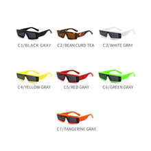 Load image into Gallery viewer, Fashion Trendy Chunky Frame 90s Rectangle Popular & Unique Square Small Sunglasses For Women & Men Rectangle Personalized Sun Glasses Design Outdoor Decent Shades Eyewear