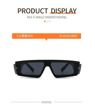 Load image into Gallery viewer, Fashion Trendy Chunky Frame 90s Rectangle Popular & Unique Square Small Sunglasses For Women & Men Rectangle Personalized Sun Glasses Design Outdoor Decent Shades Eyewear