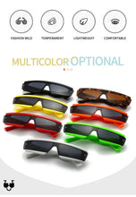 Load image into Gallery viewer, Fashion Trendy Chunky Frame 90s Rectangle Popular & Unique Square Small Sunglasses For Women & Men Rectangle Personalized Sun Glasses Design Outdoor Decent Shades Eyewear