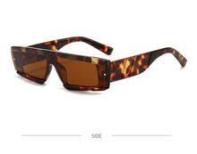 Load image into Gallery viewer, Fashion Trendy Chunky Frame 90s Rectangle Popular & Unique Square Small Sunglasses For Women & Men Rectangle Personalized Sun Glasses Design Outdoor Decent Shades Eyewear