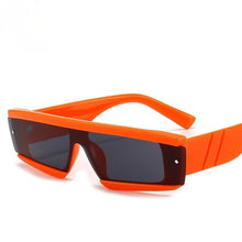 Load image into Gallery viewer, Fashion Trendy Chunky Frame 90s Rectangle Popular & Unique Square Small Sunglasses For Women & Men Rectangle Personalized Sun Glasses Design Outdoor Decent Shades Eyewear