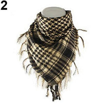 Load image into Gallery viewer, Fashion Unisex Lightweight Military Arab Tactical Desert Army Shemagh Keffiyeh Scarf Outdoor Unisex Army Military Tactical Arab Shemagh Cotton Scarves Hunting Keffiyeh Arabic Muslim Head Wrap Paintball Head Scarf Face Mesh Desert Bandanas