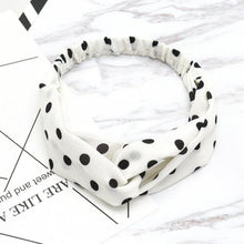 Load image into Gallery viewer, Fashion Wave Point Knot Headband Women Turban Elastic Hairband Head Wrap Hair Accessories for Girls Lady Headwear Hair Band Gorgeous Hair Accessories For Women