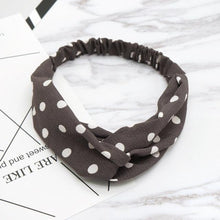 Load image into Gallery viewer, Fashion Wave Point Knot Headband Women Turban Elastic Hairband Head Wrap Hair Accessories for Girls Lady Headwear Hair Band Gorgeous Hair Accessories For Women