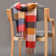 Load image into Gallery viewer, Fashion Winter Casual Classic Soft Plaid Popular Couple Lightweight Tartan Muffler Warm Scarf Cashmere Scarves Shawls Wraps Lightweight Women Warm Lattice Scarves Cashmere Hijab For Women