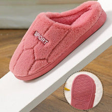 Load image into Gallery viewer, Fashion Winter Home Plush Slippers For Women Couples Non Slip House Shoes Unisex Men Indoor Bedrom House Slippers Cozy Fluff Bedroom Slippers Spa Slippers Closed Toe Design