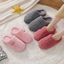 Load image into Gallery viewer, Fashion Winter Home Plush Slippers For Women Couples Non Slip House Shoes Unisex Men Indoor Bedrom House Slippers Cozy Fluff Bedroom Slippers Spa Slippers Closed Toe Design
