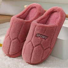 Load image into Gallery viewer, Fashion Winter Home Plush Slippers For Women Couples Non Slip House Shoes Unisex Men Indoor Bedrom House Slippers Cozy Fluff Bedroom Slippers Spa Slippers Closed Toe Design