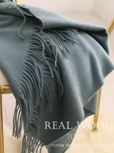 Load image into Gallery viewer, Fashion Winter Soft Wool Scarf Thickening Cashmere Lightweight Scarves Elegant Scarves Cashmere Escharpe Scarfs Lightweight Shawls Hijabs Shawls Scarves Warm Warps For Women