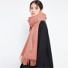 Load image into Gallery viewer, Fashion Winter Soft Wool Scarf Thickening Cashmere Lightweight Scarves Elegant Scarves Cashmere Escharpe Scarfs Lightweight Shawls Hijabs Shawls Scarves Warm Warps For Women