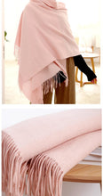 Load image into Gallery viewer, Fashion Winter Soft Wool Scarf Thickening Cashmere Lightweight Scarves Elegant Scarves Cashmere Escharpe Scarfs Lightweight Shawls Hijabs Shawls Scarves Warm Warps For Women