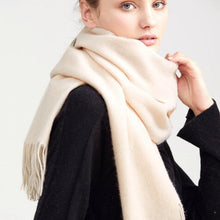 Load image into Gallery viewer, Fashion Winter Soft Wool Scarf Thickening Cashmere Lightweight Scarves Elegant Scarves Cashmere Escharpe Scarfs Lightweight Shawls Hijabs Shawls Scarves Warm Warps For Women