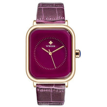 Load image into Gallery viewer, Fashion Women Watches White Leather Minimalist Rectangle Ladies Quartz Dress Wristwatch Fashion Leather Wrist Watch Rectangle Elegant Simple Dial Analog Quartz Dress Watch