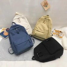 Load image into Gallery viewer, Fashionable Backpack And School Bag For Teenager Girls Stylish Anti Theft Laptop Shoulder Bags Solid Color Travel Backpack