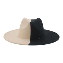 Load image into Gallery viewer, Fashionable Fedora Hats Women Wide Brim Dress Caps Women's Fedora Hats Elegant Wide Brim Fedora Hat Wedding Men Hat Warm Retro Style Belt 56-58cm