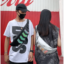 Load image into Gallery viewer, Fashionable Flash Reflective Chest Bag Iridescent Belt Bum Bag For Travel Festival Sports Unisex Waist Bags