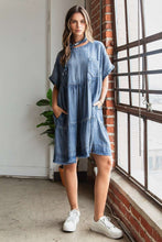 Load image into Gallery viewer, Oversized Mini Dress Relaxed Fit Boho Design Comfortable And Breathable Women Dress