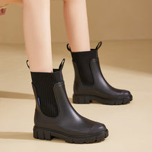 Load image into Gallery viewer, Women’s Waterproof Height-Increasing Rain Boots
