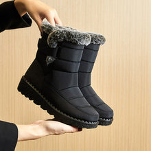 Load image into Gallery viewer, Women’s Waterproof Plush Snow Boots