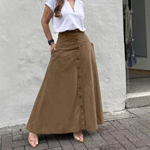 Load image into Gallery viewer, Women's Elegant High-Waist A-Line Skirt
