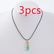 Load image into Gallery viewer, Women's Transparent Geometric Diamond Crystal Necklace