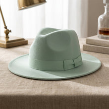 Load image into Gallery viewer, Autumn Winter Big Brim Wool Hat – Unisex Bell Crown Bucket Hat