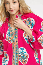 Load image into Gallery viewer, Umgee Boho Floral Print Tunic Blouse
