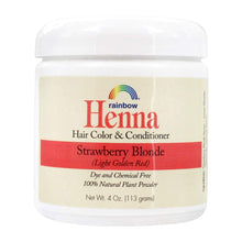 Load image into Gallery viewer, Rainbow Research Henna Hair Color & Conditioner – Persian Strawberry (Light Golden Red, 4 oz)