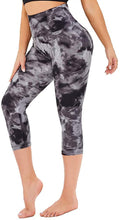 Load image into Gallery viewer, Cropped High-Rise Print Leggings – USA Flag Print Patriotic Workout Pants - 19 Styles