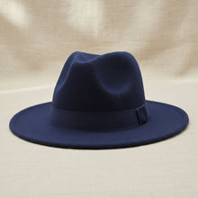 Load image into Gallery viewer, Wide Brim Bell Crown Wool Hat – Unisex Sun & Warmth Hat