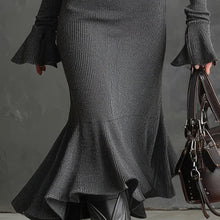 Load image into Gallery viewer, Women's Half Zip Bodycon Dress