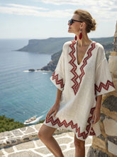 Load image into Gallery viewer, Women's Printed Loose A-Line Beach Midi Dress – Vacation Resort