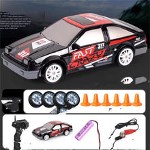 Load image into Gallery viewer, 2.4G Drift Rc Car 4WD RC Drift Car Toy Remote Control GTR Model AE86 Vehicle Car RC Racing Car Toy For Children Christmas Gifts