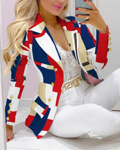 Load image into Gallery viewer, Women's Printed Coat & Trousers Two-Piece Set – 19 Prints, Casual Fashion Suit