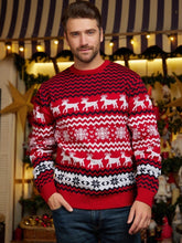Load image into Gallery viewer, Fashion European And American Sweater New Couple Outfit