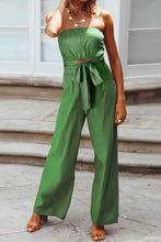 Load image into Gallery viewer, Tied Cutout Tube : Wide Leg Jumpsuit