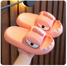 Load image into Gallery viewer, Cute Cartoon Monster Slippers โ Non-Slip Platform Slides for Kids & Adults" - # BOAA73410011