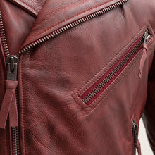 Load image into Gallery viewer, Fillmore Men's Motorcycle Leather Jacket
