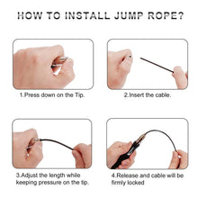 Load image into Gallery viewer, Fitness Self-Locking Speed Jump Rope Jumping Skipping Rope Training Tangle-Free Skipping Rope Sport Self-Locking And Screw-Free Design Jumping Rope Fitness Speed Rope
