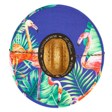 Load image into Gallery viewer, Peter Grimm Flamingo - Straw Lifeguard Hat