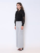 Load image into Gallery viewer, Flap Pocket Wide Leg Sweat Pants