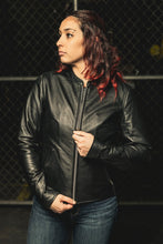 Load image into Gallery viewer, Flashback - Women's Motorcycle Leather Jacket