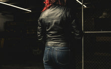 Load image into Gallery viewer, Flashback - Women's Motorcycle Leather Jacket