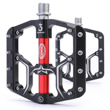 Load image into Gallery viewer, Flat Bike Pedals Road 3 Sealed Bearings Bicycle Pedals Mountain Bike Pedals Wide Platform Accessories Mountain Bike Pedals Aluminum Bicycle Flat Platform Pedals Lightweight Non-Slip Sealed Bearing For Road Mountain