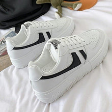 Load image into Gallery viewer, Flats Women's Sneakers Casual Breathable Female Lace Up Woman Comfort Walking Shoes White Women Breathable Sneakers Casual Sports Flat Low Top Sneaker Lace-up Classic Design
