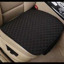 Load image into Gallery viewer, Flax Car Seat Cover Front Rear Linen Fabric Cushion Breathable Protector Mat Pad Universal Auto Interior Styling Truck Car Seat Cushion Breathable Comfort Universal for Most Vehicles Automotive Interior Seat Protector Without Binding Pad Linen Mat Car In