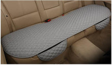 Load image into Gallery viewer, Flax Car Seat Cover Front Rear Linen Fabric Cushion Breathable Protector Mat Pad Universal Auto Interior Styling Truck Car Seat Cushion Breathable Comfort Universal for Most Vehicles Automotive Interior Seat Protector Without Binding Pad Linen Mat Car In