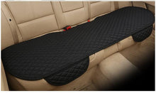 Load image into Gallery viewer, Flax Car Seat Cover Front Rear Linen Fabric Cushion Breathable Protector Mat Pad Universal Auto Interior Styling Truck Car Seat Cushion Breathable Comfort Universal for Most Vehicles Automotive Interior Seat Protector Without Binding Pad Linen Mat Car In